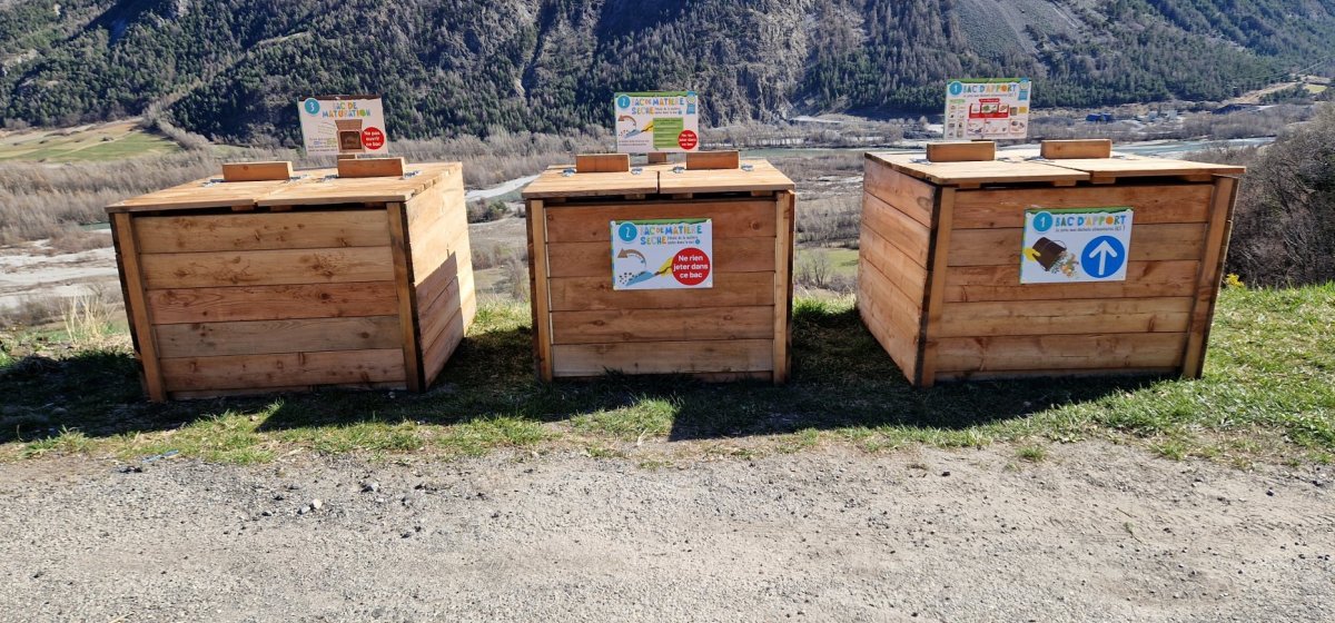 Compostage partagé, une première placette installée