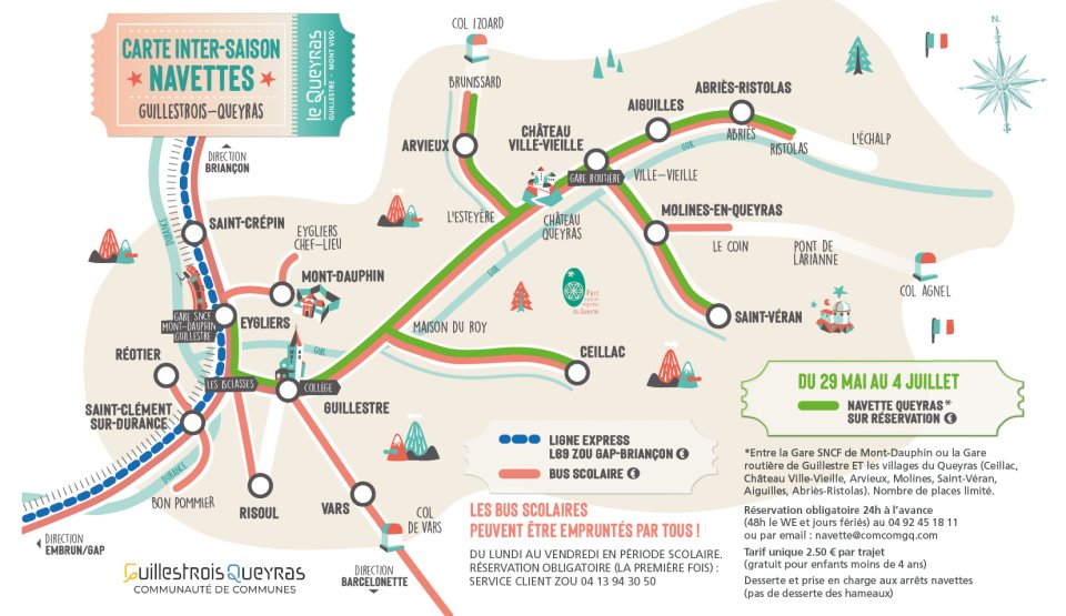 Carte du transport hors saison